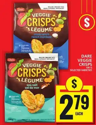 Food Basics DARE VEGGIE CRISPS offer