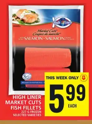 Food Basics HIGH LINER MARKET CUTS FISH FILLETS offer