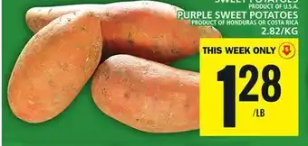 Food Basics SWEET POTATOES OR PURPLE SWEET POTATOES offer