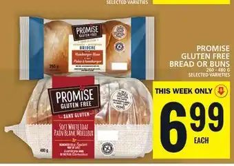 Food Basics PROMISE GLUTEN FREE BREAD OR BUNS offer