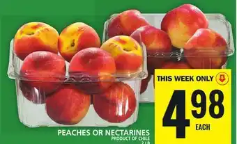 Food Basics PEACHES OR NECTARINES offer