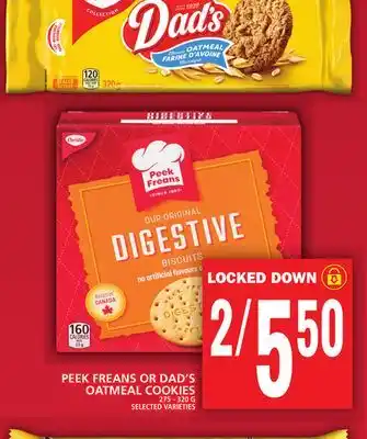 Food Basics PEEK FREANS OR DAD'S OATMEAL COOKIES offer