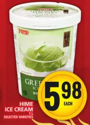 Food Basics HIME ICE CREAM offer