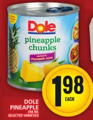 Food Basics DOLE PINEAPPLE offer