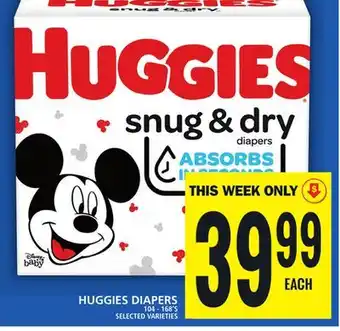 Food Basics HUGGIES DIAPERS offer