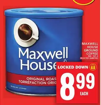 Food Basics MAXWELL  HOUSE GROUND COFFEE offer