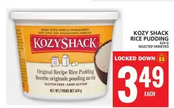 Food Basics KOZY SHACK RICE PUDDING offer