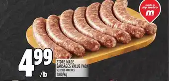 Metro STORE MADE SAUSAGES VALUE PACK offer