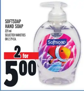 Metro SOFTSOAP HAND SOAP offer