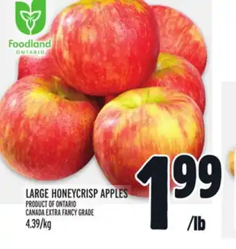Metro LARGE HONEYCRISP APPLES offer