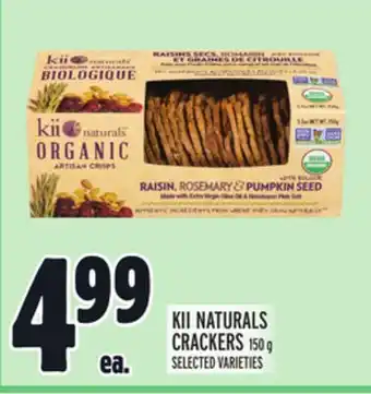 Metro KII NATURALS CRACKERS offer