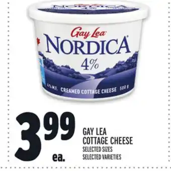 Metro GAY LEA COTTAGE CHEESE offer