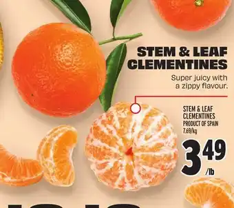 Metro STEM & LEAF CLEMENTINES offer