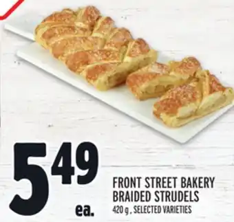 Metro FRONT STREET BAKERY BRAIDED STRUDELS offer