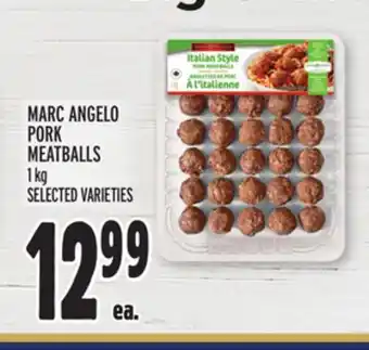 Metro MARC ANGELO PORK MEATBALLS offer