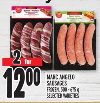 Metro MARC ANGELO SAUSAGES offer