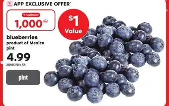 Loblaws BLUEBERRIES, pint offer