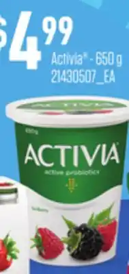 Loblaws ACTIVIA - 650 g offer