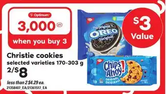 Loblaws CHRISTIE COOKIES, 170-303 g offer