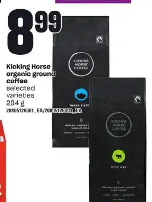 Loblaws KICKING HORSE ORGANIC GROUND COFFEE, 284 g offer