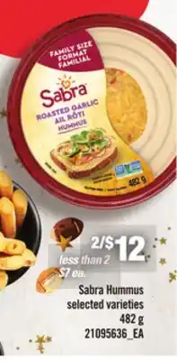 Loblaws SABRA HUMMUS, 482 g offer
