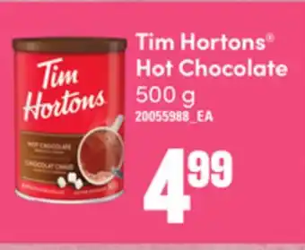 Loblaws TIM HORTONS HOT CHOCOLATE, 500 g offer