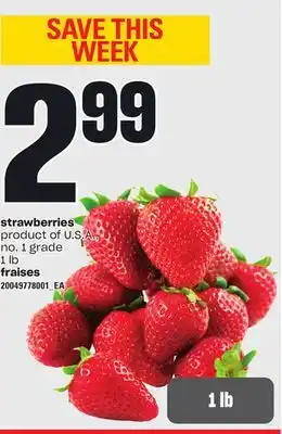 Independent Grocer STRAWBERRIES, 1 LB offer