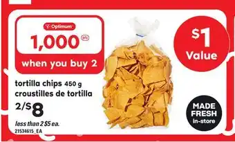 Independent Grocer TORTILLA CHIPS, 450 G offer