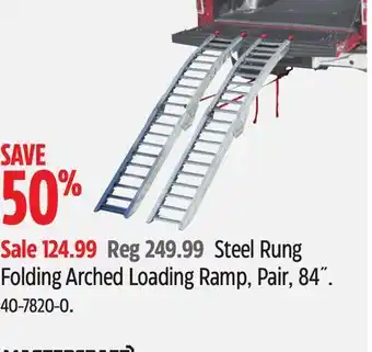 Canadian Tire Prime1 Steel Rung Folding Arched Loading Ramp, Pair, 84 offer
