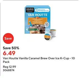 Staples Van Houtte Vanilla Caramel Brew Over Ice K-Cup - 10 Pack offer