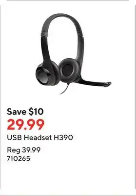 Staples USB Headset H390 offer