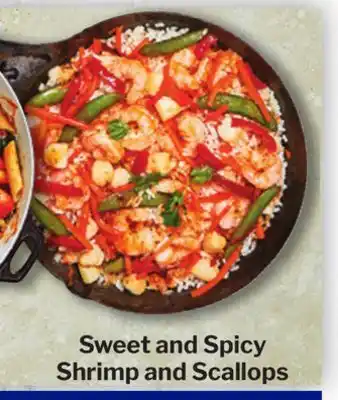 M & M Food Market Sweet and Spicy Shrimp and Scallops offer