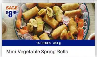 M & M Food Market Mini Vegetable Spring Rolls offer