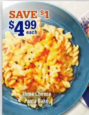 M & M Food Market Three Cheese Pasta Bake offer
