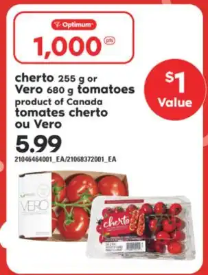 TOMATES CHERTO OU VERO