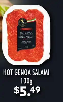 Chalo FreshCo HOT GENOA SALAMI 100g offer