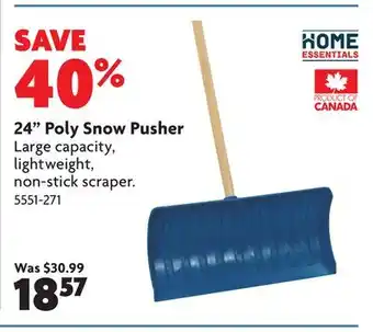 Home Hardware 24 Poly Snow Pusher offer