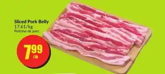 Chalo FreshCo Sliced Pork Belly 17.61/kg offer