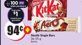 Chalo FreshCo Nestlé Single Bars 36-55 g offer