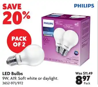 Home Hardware LED Bulbs offer
