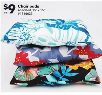 Giant Tiger Chair pads offer