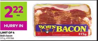 Giant Tiger Bob's bacon offer