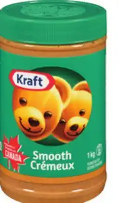 Giant Tiger Kraft peanut butter or hazelnut spread offer