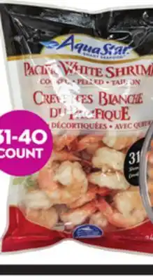 Giant Tiger Aqua Star frozen shrimp offer