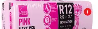 Home Hardware PINK NEXT GEN FIBERGLASS Insulation R-12 offer