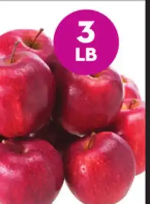 Giant Tiger or 3 lb Red Delicious apples offer