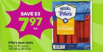 Giant Tiger Piller's meat sticks offer