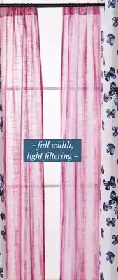 Giant Tiger Rod pocket faux linen curtains offer