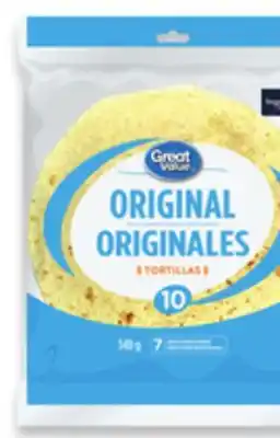 Walmart Great Value 7 Tortillas offer