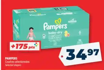 Familiprix PAMPERS Couches Selected diapers offer